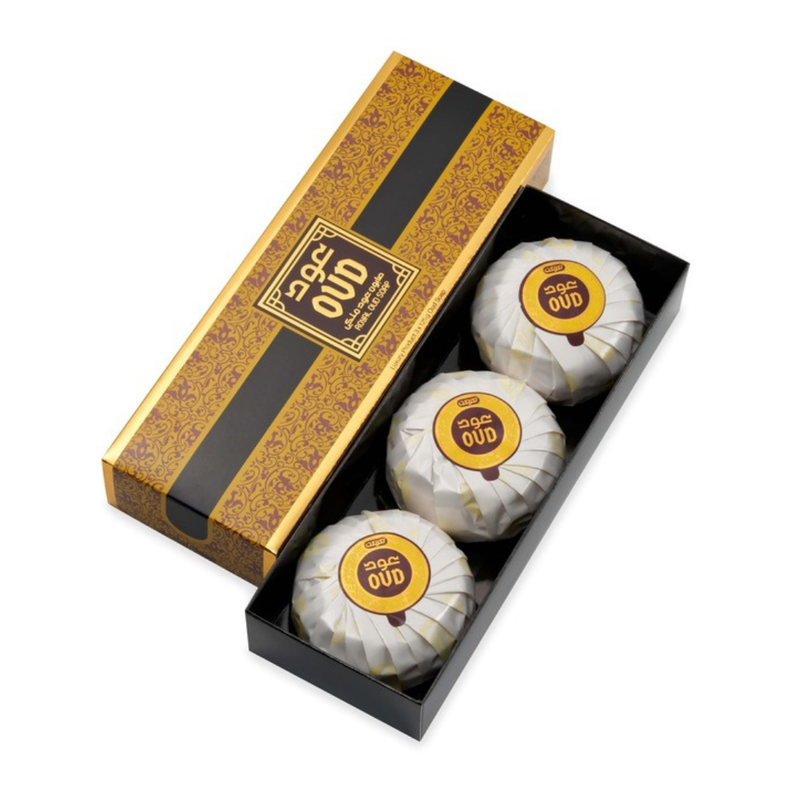 Royal Oud Soap Bar 125g × 3 Pieces