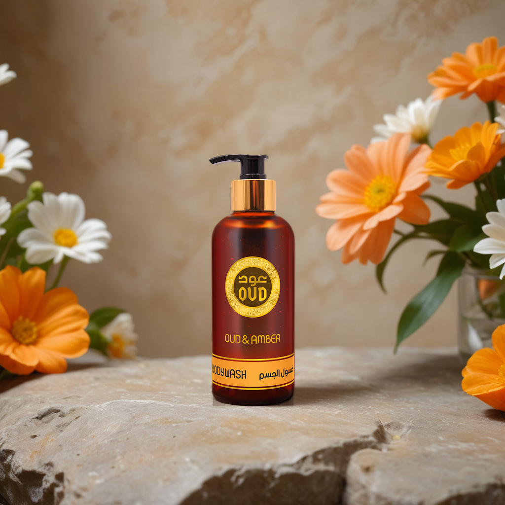 300ML Oud Premium Body Wash - Oud & Amber