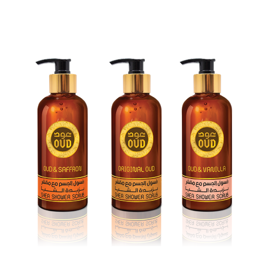 Oud Premium Shea Shower Scrub 300ml Collection