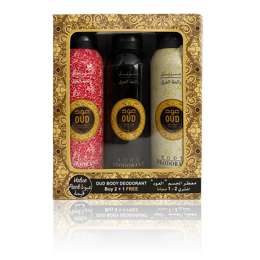 Oud Body Deodorant Value Pack- Set B