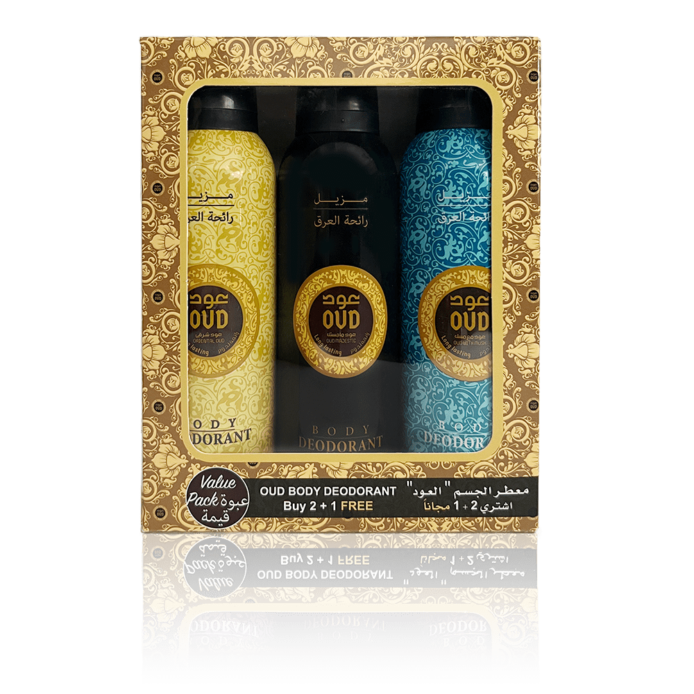 Oud Body Deodorant Value Pack- Set C