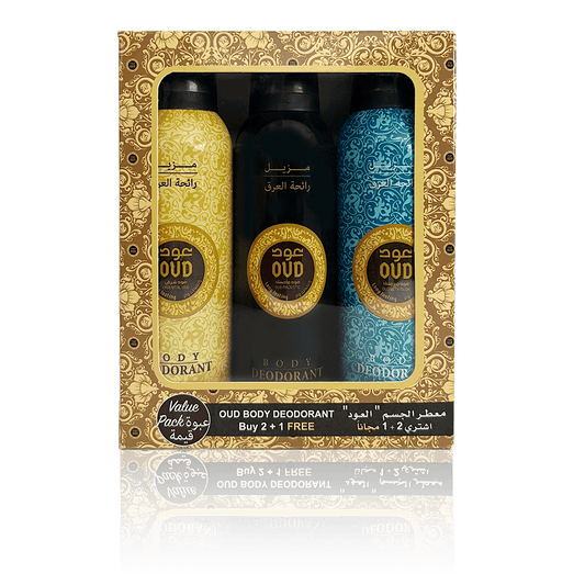 Oud Body Deodorant Value Pack- Set C