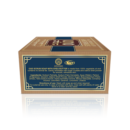 Oud Scrub Soap With Shea Butter 125g