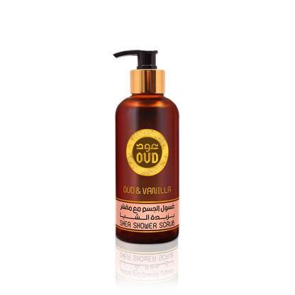 300ML Oud Premium Shea Shower Scrub - Oud & Vanilla